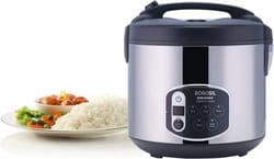 Borosil 1.8-Liters 1800ml Electric Rice Cooker and Steamer