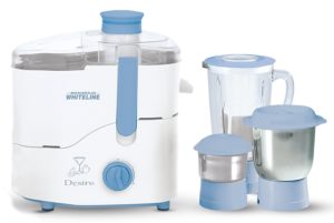 Maharaja Whiteline JX-210 550 W Juicer Mixer Grinder (3 Jars)