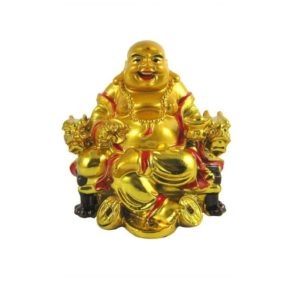 dishabazaar Feng Shui Laughing Buddha Sit On Chair