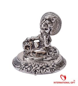 Silver Plated Laddu Gopal