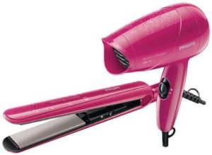 Philips HP8643/00 Miss Fresher's Pack Hair Straightener + Hair Dryer