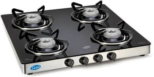 Glen Glass 4 Burner Manual Gas Stove