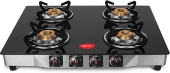 Pigeon Ultra Glass 4 Burner Manual Gas Stove