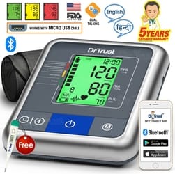 Dr. Trust Automatic Blood Pressure Testing Monitor Bp Monitor