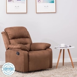 Flipkart Perfect Homes Wayne Single Seater Fabric Recliner