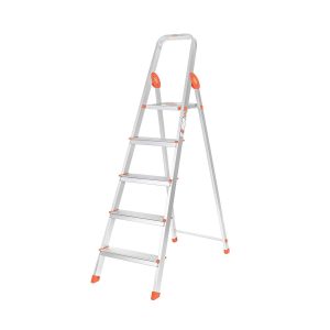 Bathla Advance 5-Step Foldable Aluminium Ladder0