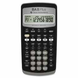 Texas Instruments BA II Plus Financial Calculator