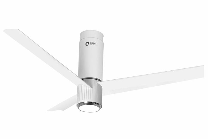 Orient Electric Aeroslim 1200mm Smart Premium Ceiling Fan with IOT, Remote & Underlight (White)