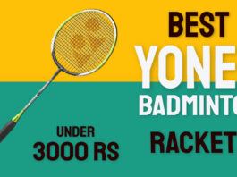 best yonex badminton rackets