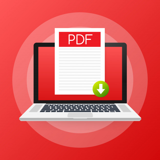download-pdf-button-laptop-screen-downloading-document-concept-file-with-pdf-label-down-arrow-sign