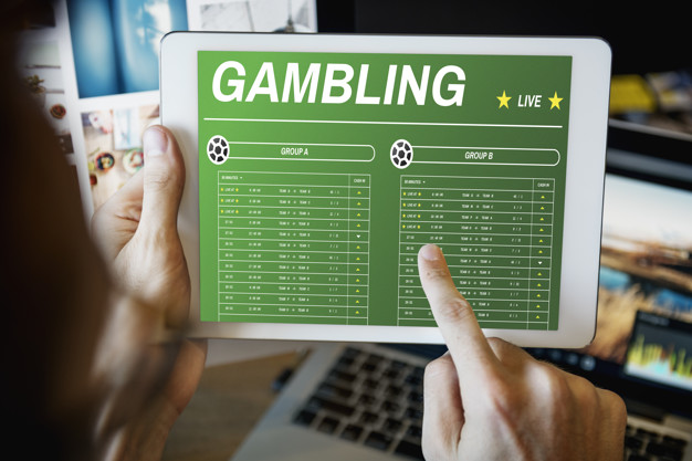 Gambling Football Game Bet Concept
