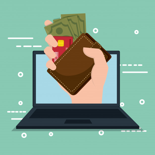 save-money-line-with-laptop