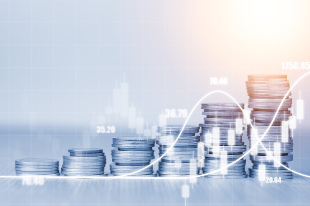 stock-market-investment-business-profit-concept-double-exposures-increasing-coins-stacking