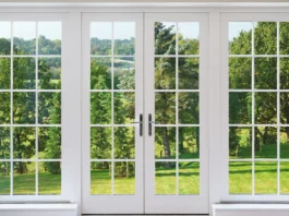 door and windows made out of wood