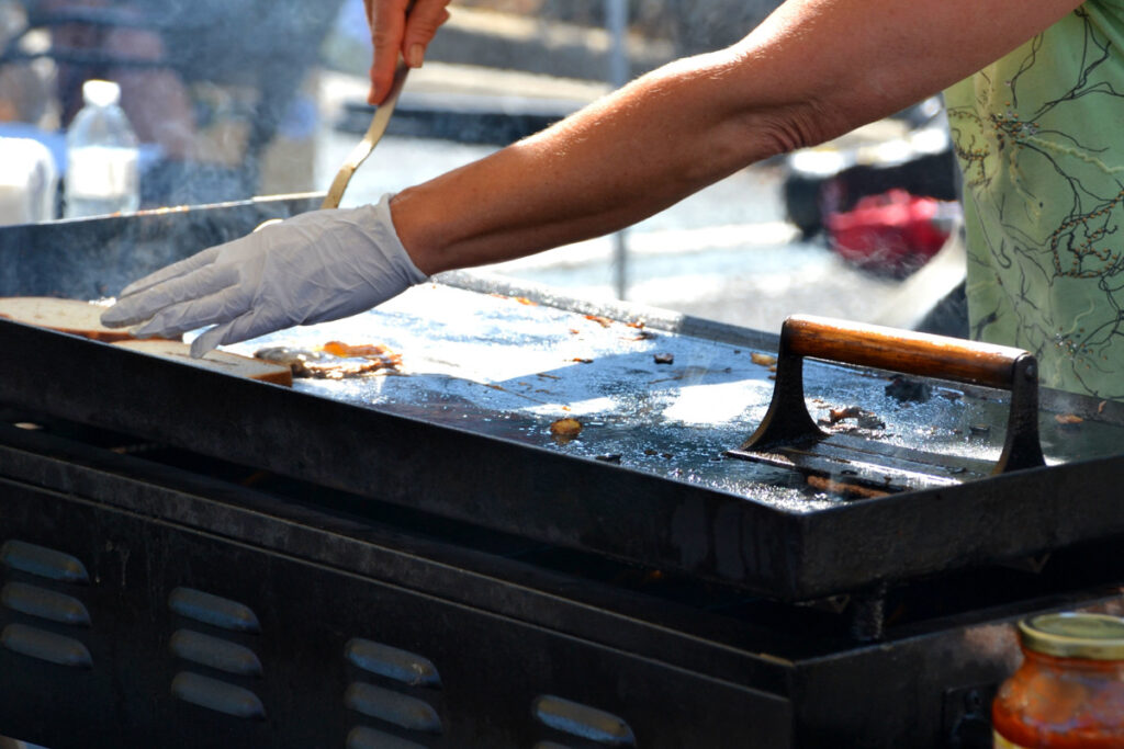 flat-top grills