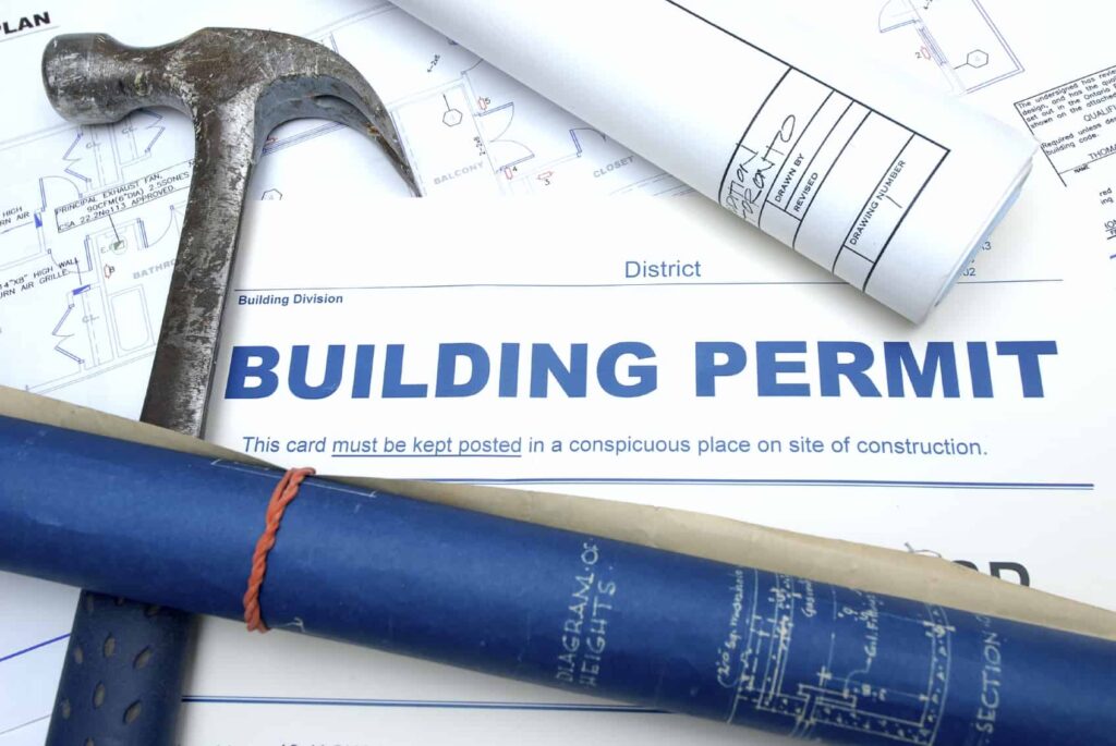 Gaining a building permit