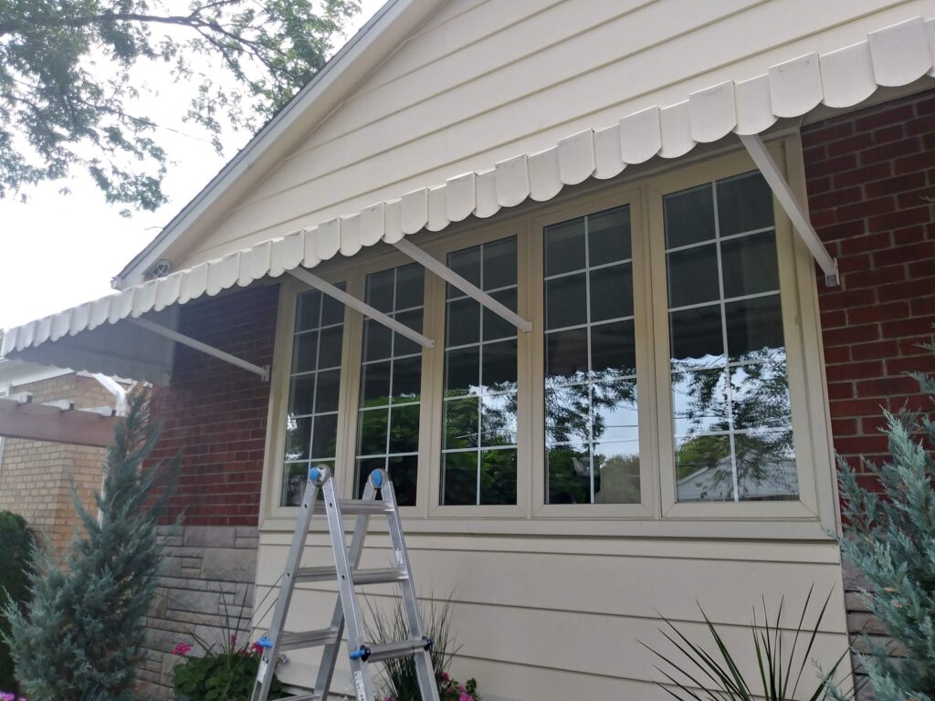 aluminum awning Cost