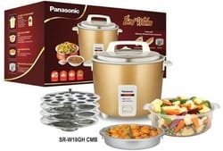 Panasonic SRWA18GHCMB 1.8-Liters 660 W Rice Cooker and Steamer